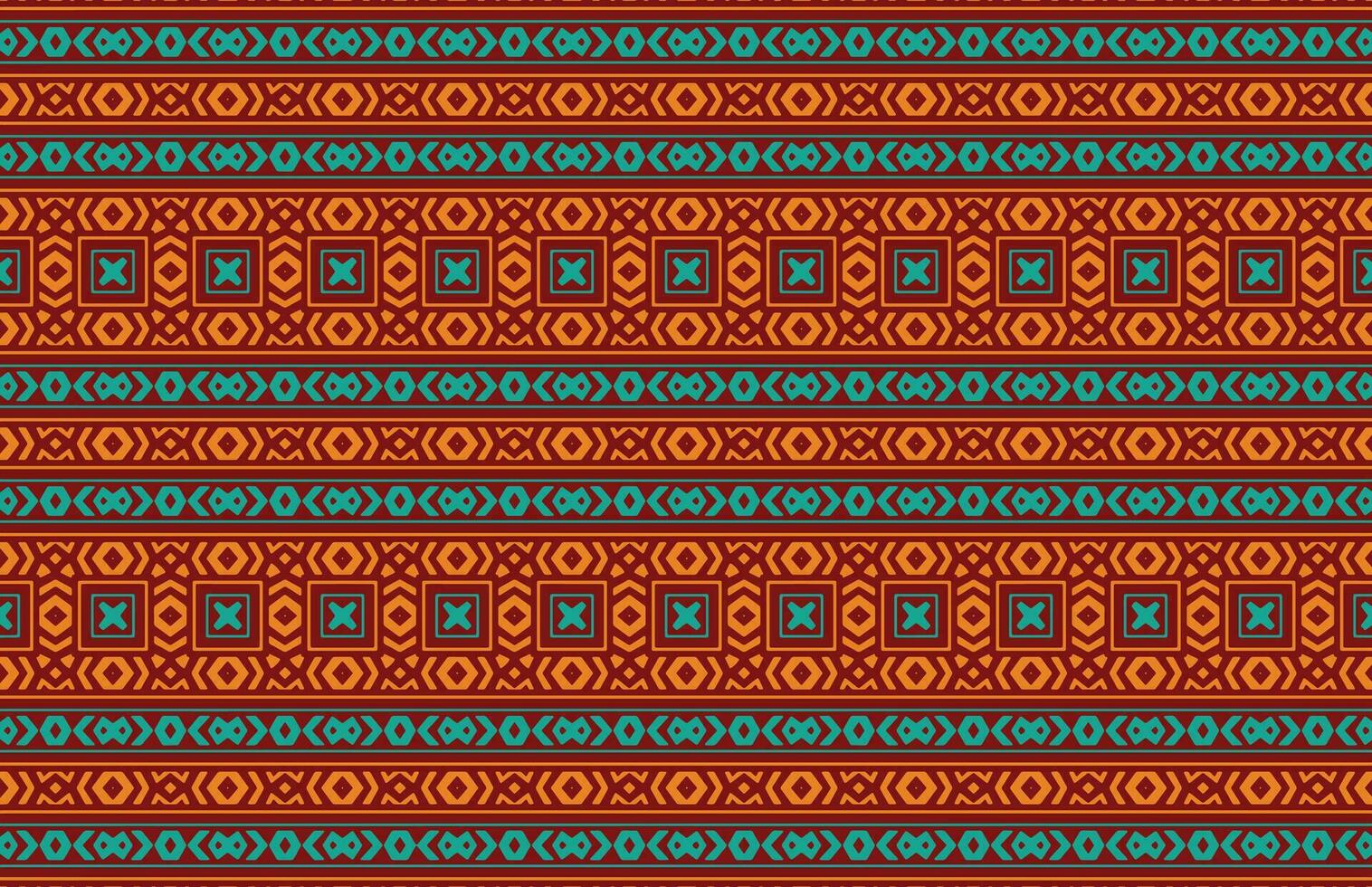 blauw en oranje kleur tribal grunge patroon vector