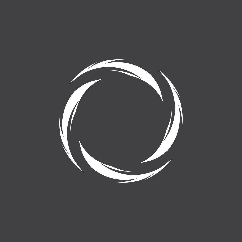 cirkel ring kolken abstract logo vector