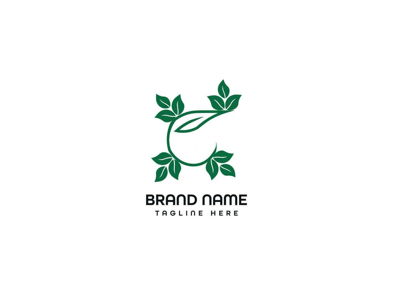 blad brief logo ontwerp vector