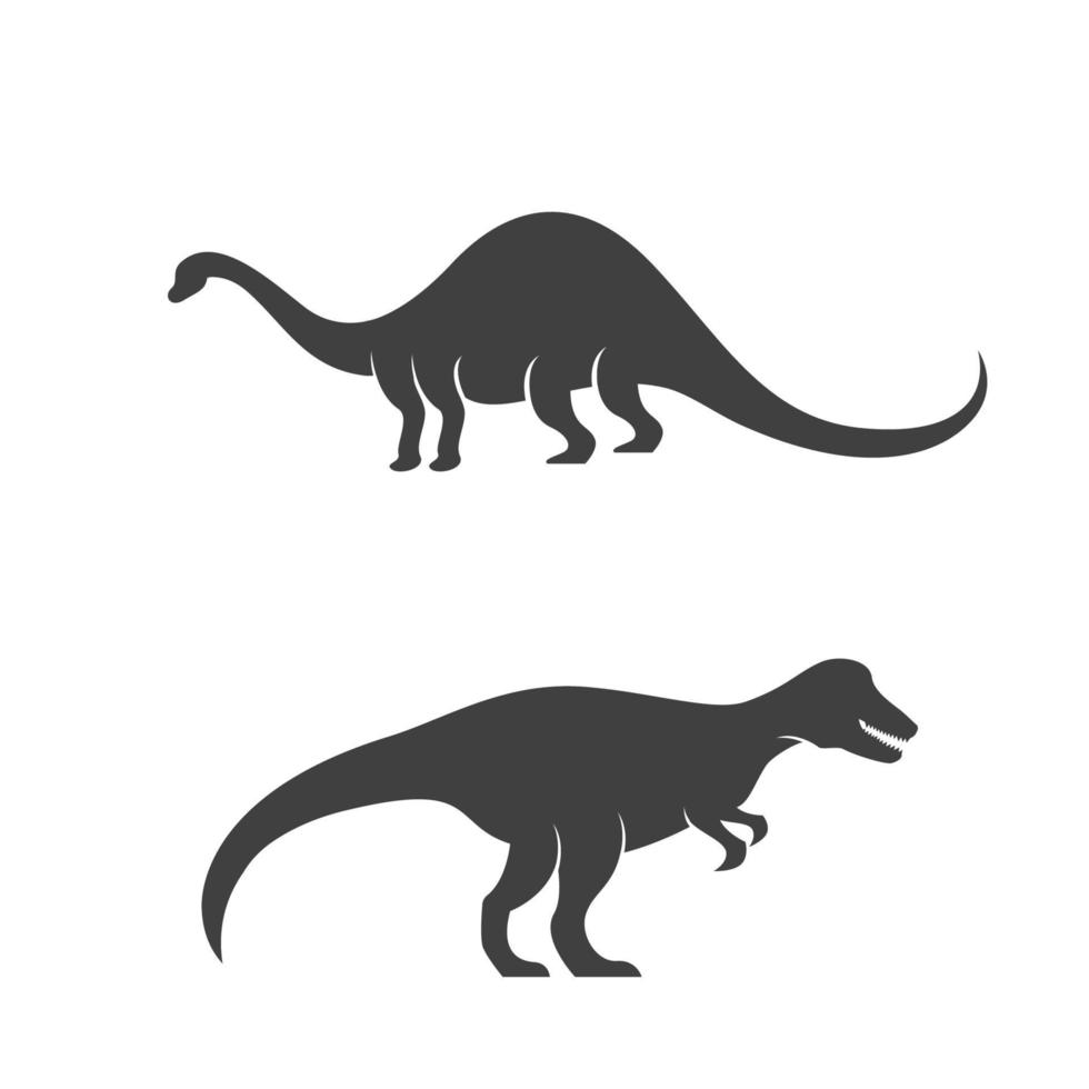 dinosaurus pictogram sjabloon vectorillustratie vector