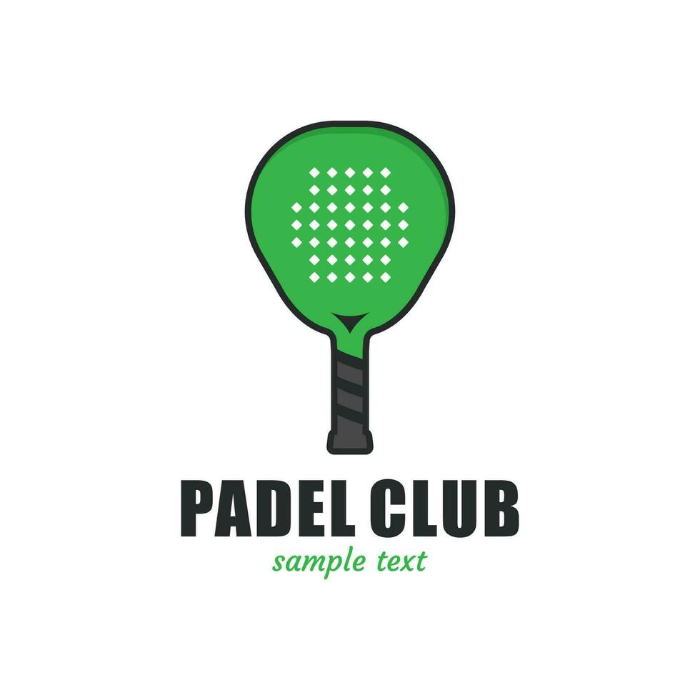 padel tennis vector illustratie icoon