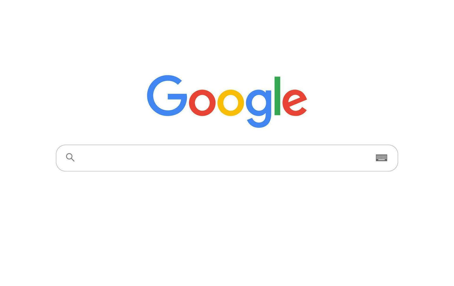google zoekpagina vector