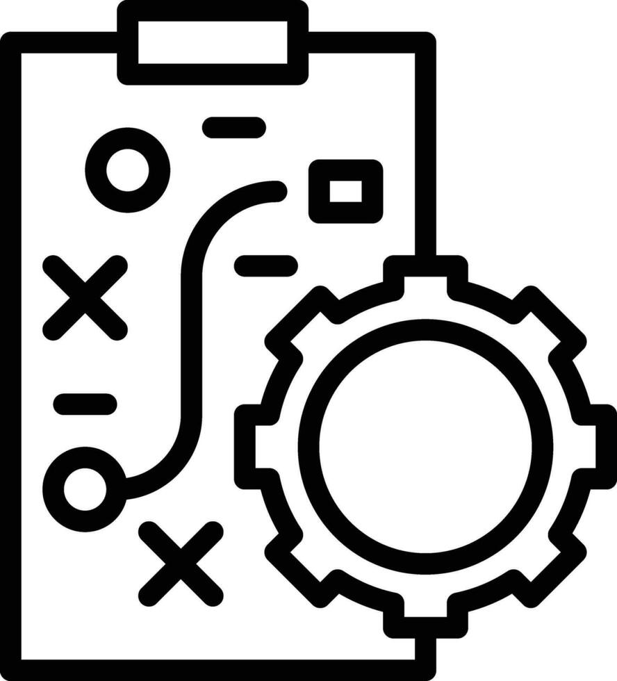 strategisch planning vector icoon