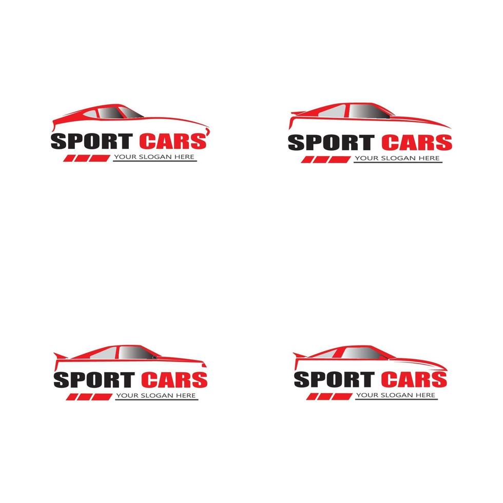 sportwagen logo sjabloon ontwerp vector