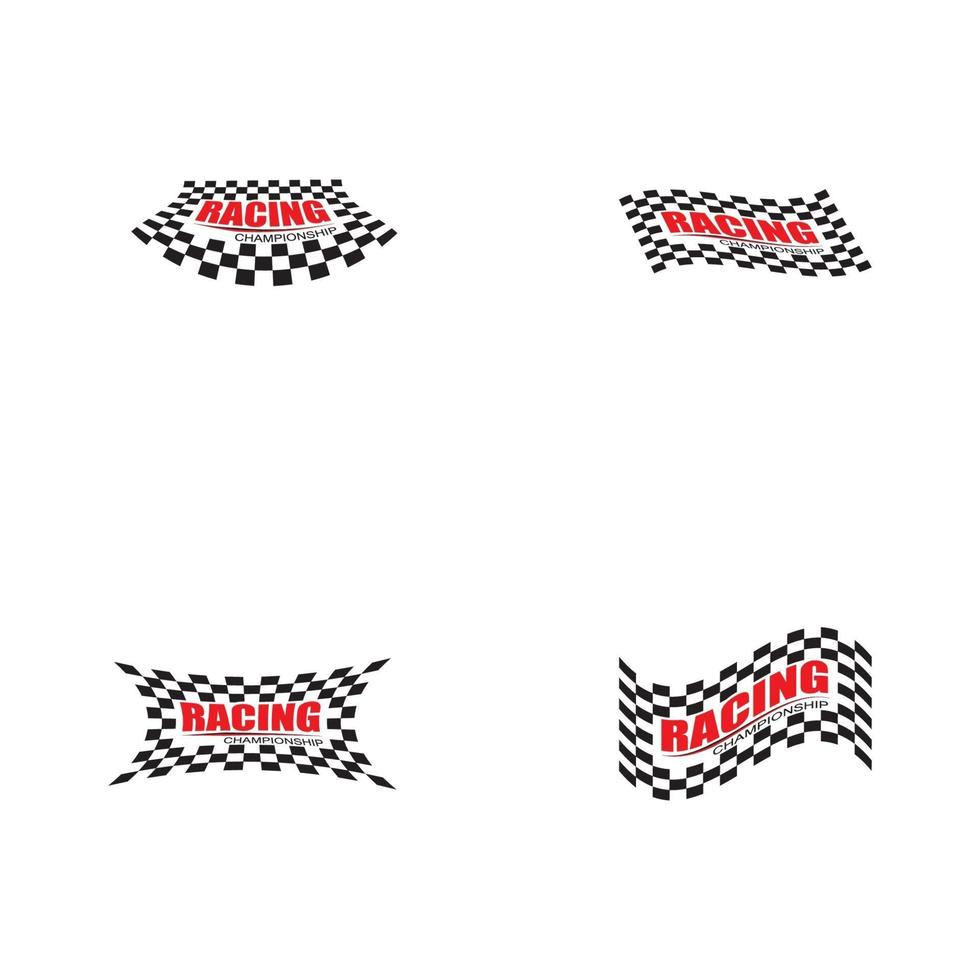 race vlag pictogram ontwerp vector