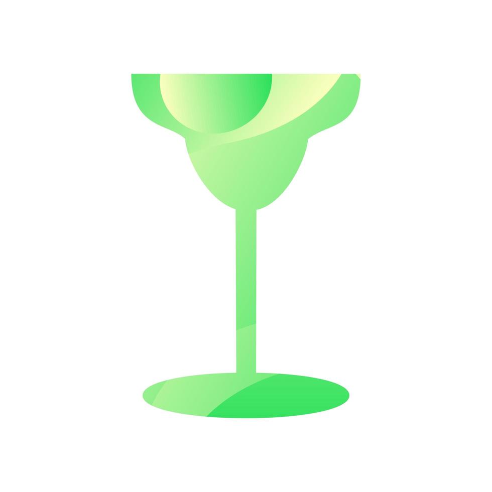 margarita glas voor het drinken van alcohol icoon vector