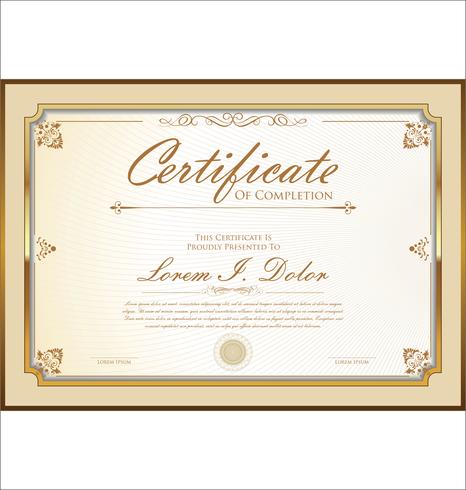 Certificaat vector