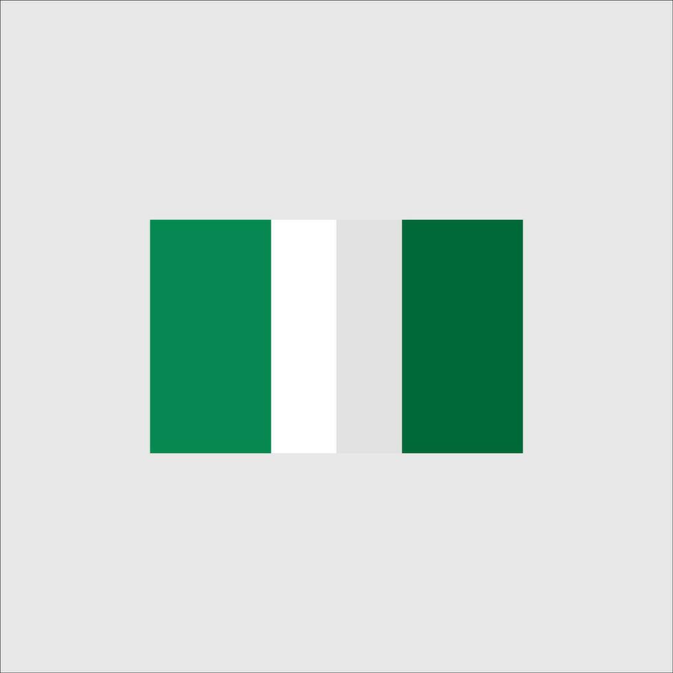 nigeria vlag icoon vector