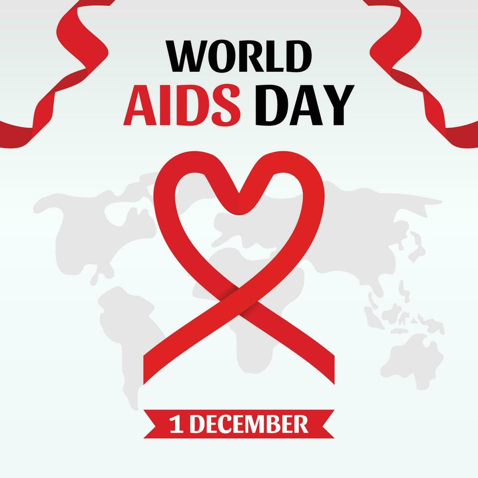 wereld AIDS dag achtergrond, vector vervangbaar. ontwerp voor banier, poster, sociaal media, folder, web.