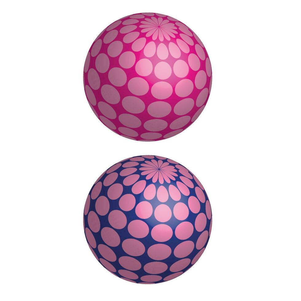 gestippeld ballen beeld vector