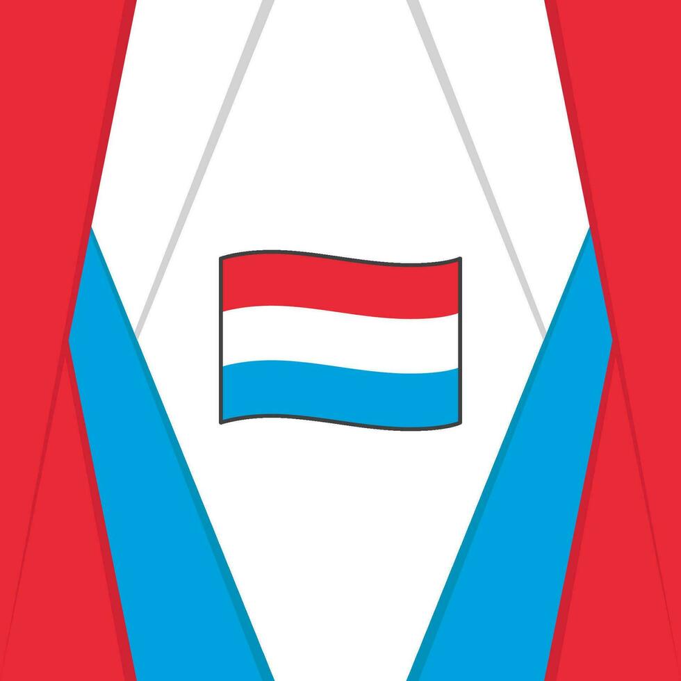 Luxemburg vlag abstract achtergrond ontwerp sjabloon. Luxemburg onafhankelijkheid dag banier sociaal media na. Luxemburg achtergrond vector