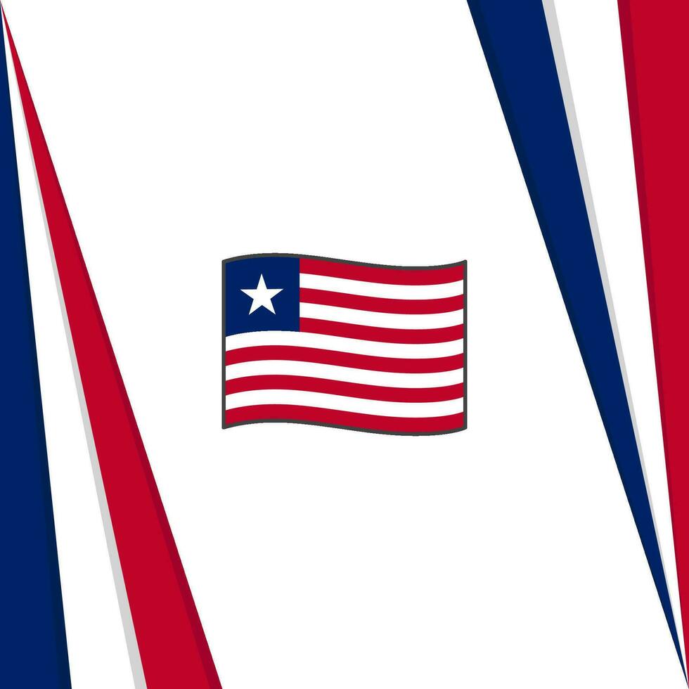 Liberia vlag abstract achtergrond ontwerp sjabloon. Liberia onafhankelijkheid dag banier sociaal media na. Liberia vlag vector