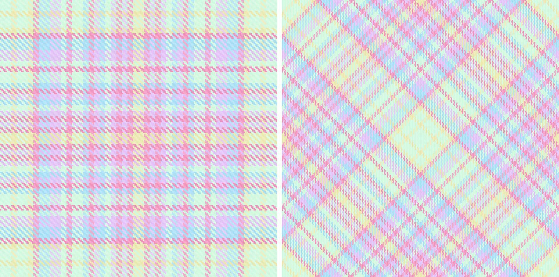 textiel controleren naadloos van Schotse ruit kleding stof patroon met een achtergrond vector structuur plaid.