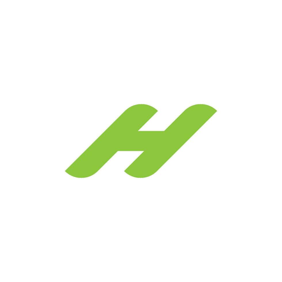 h logo zeshoek illustratie icoon vector