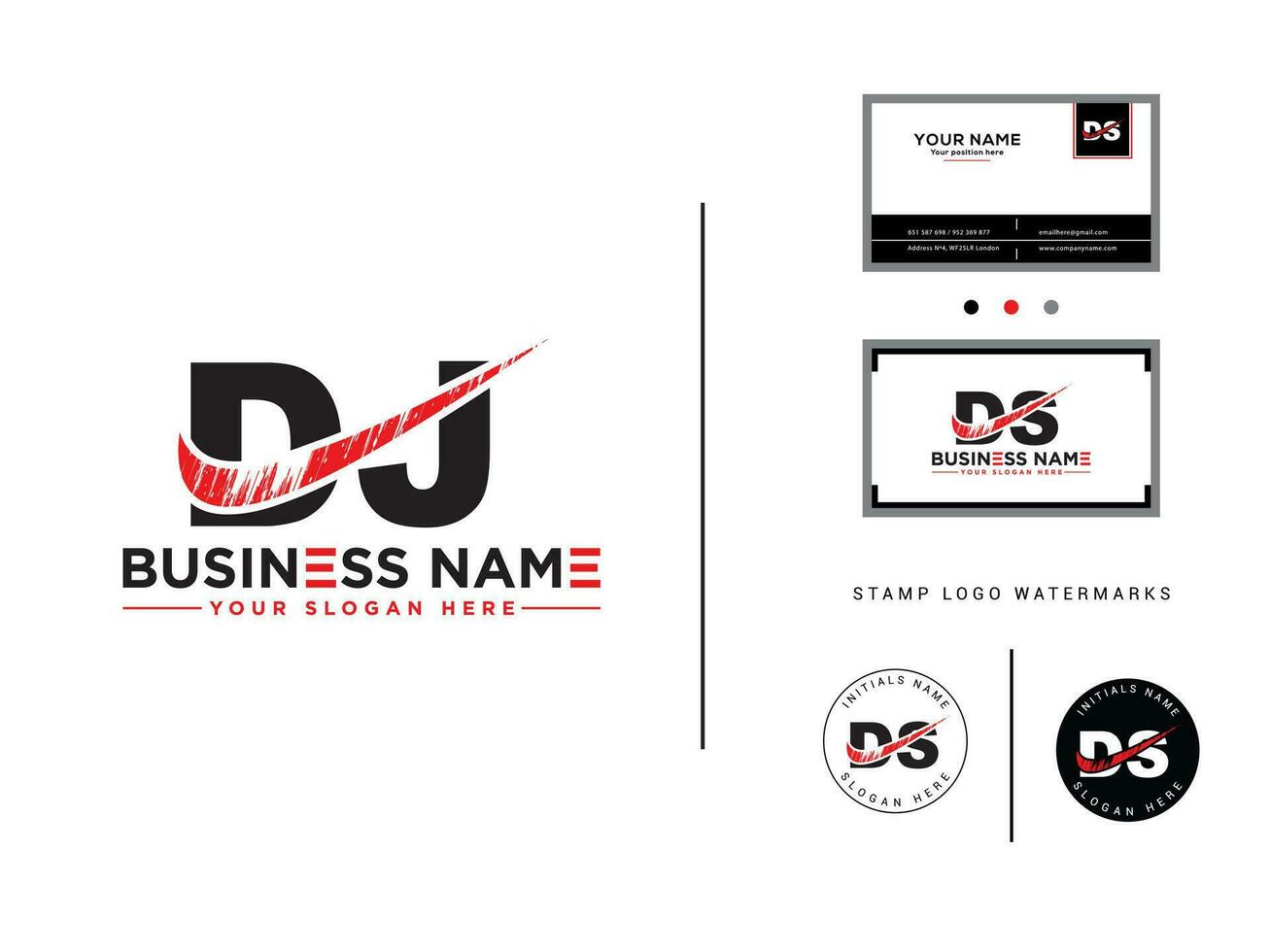 minimalistische dj borstel logo, modern dj luxe logo brief vector