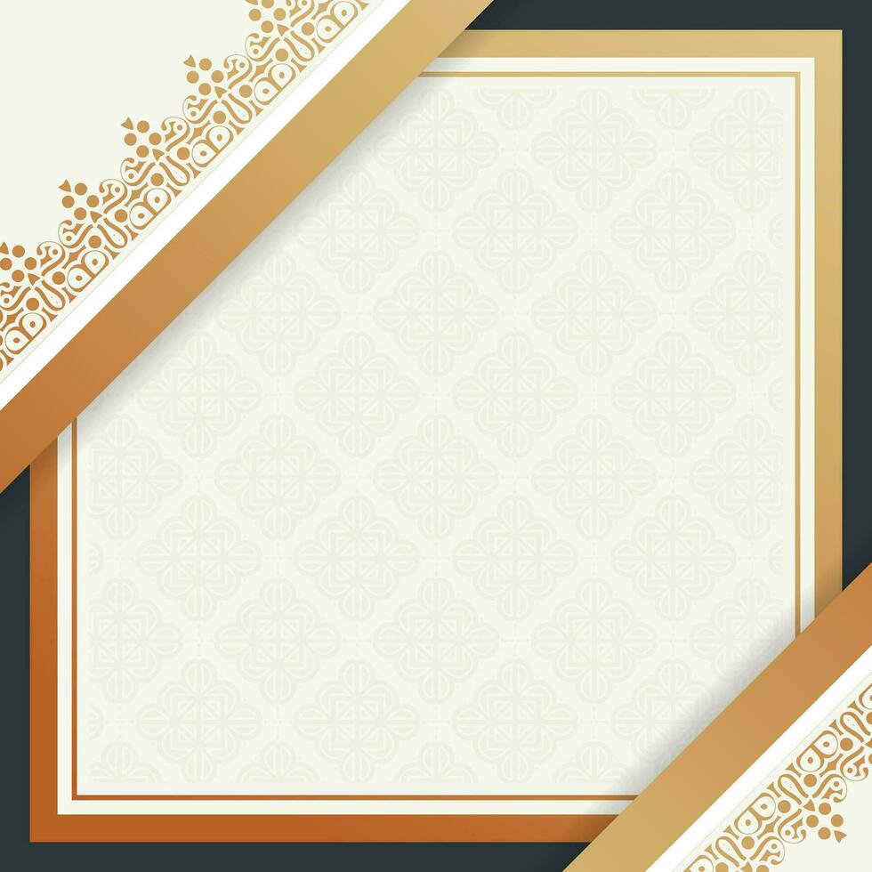 blanco achtergrond van luxueus goud ornamenten vector