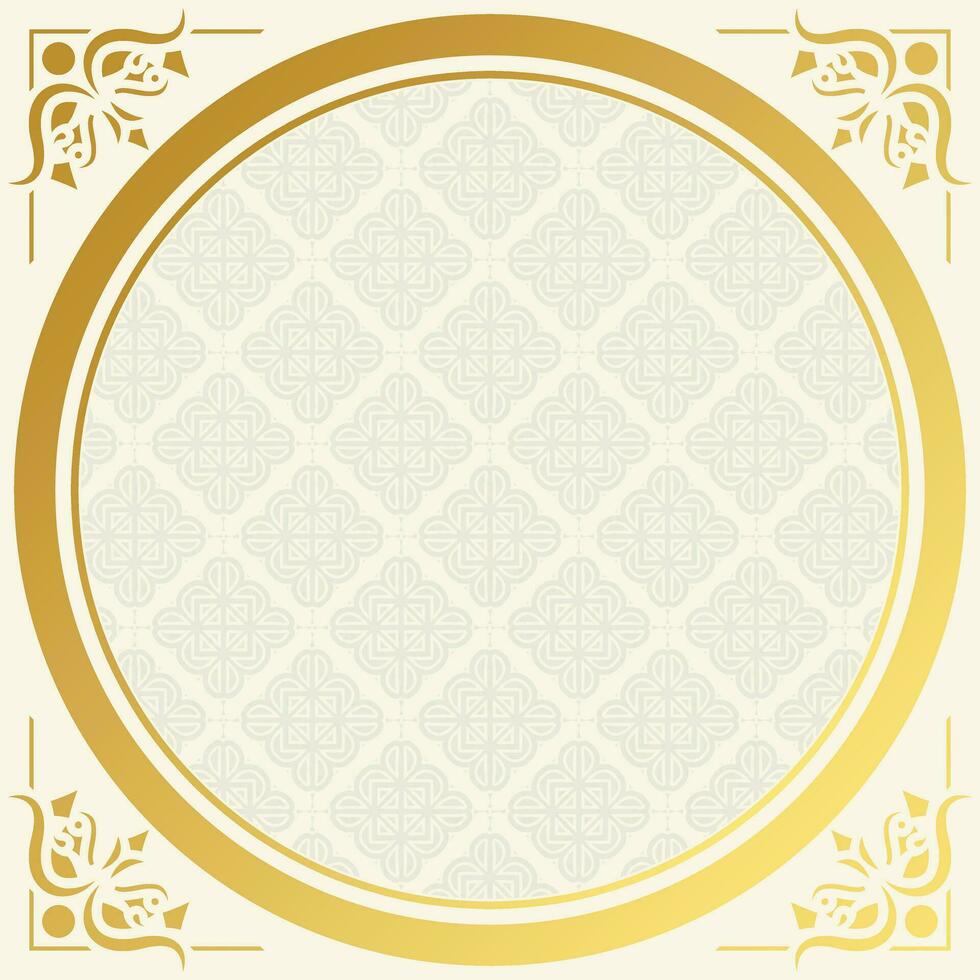 blanco achtergrond van luxueus goud ornamenten vector