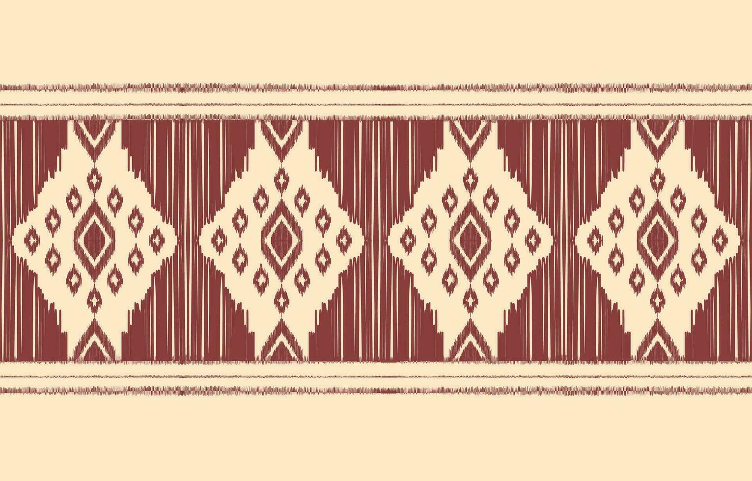 etnisch abstract ikat kunst. aztec ornament afdrukken. meetkundig etnisch patroon naadloos kleur oosters. ontwerp voor achtergrond ,gordijn, tapijt, behang, kleding, inpakken, batik, vector illustratie.