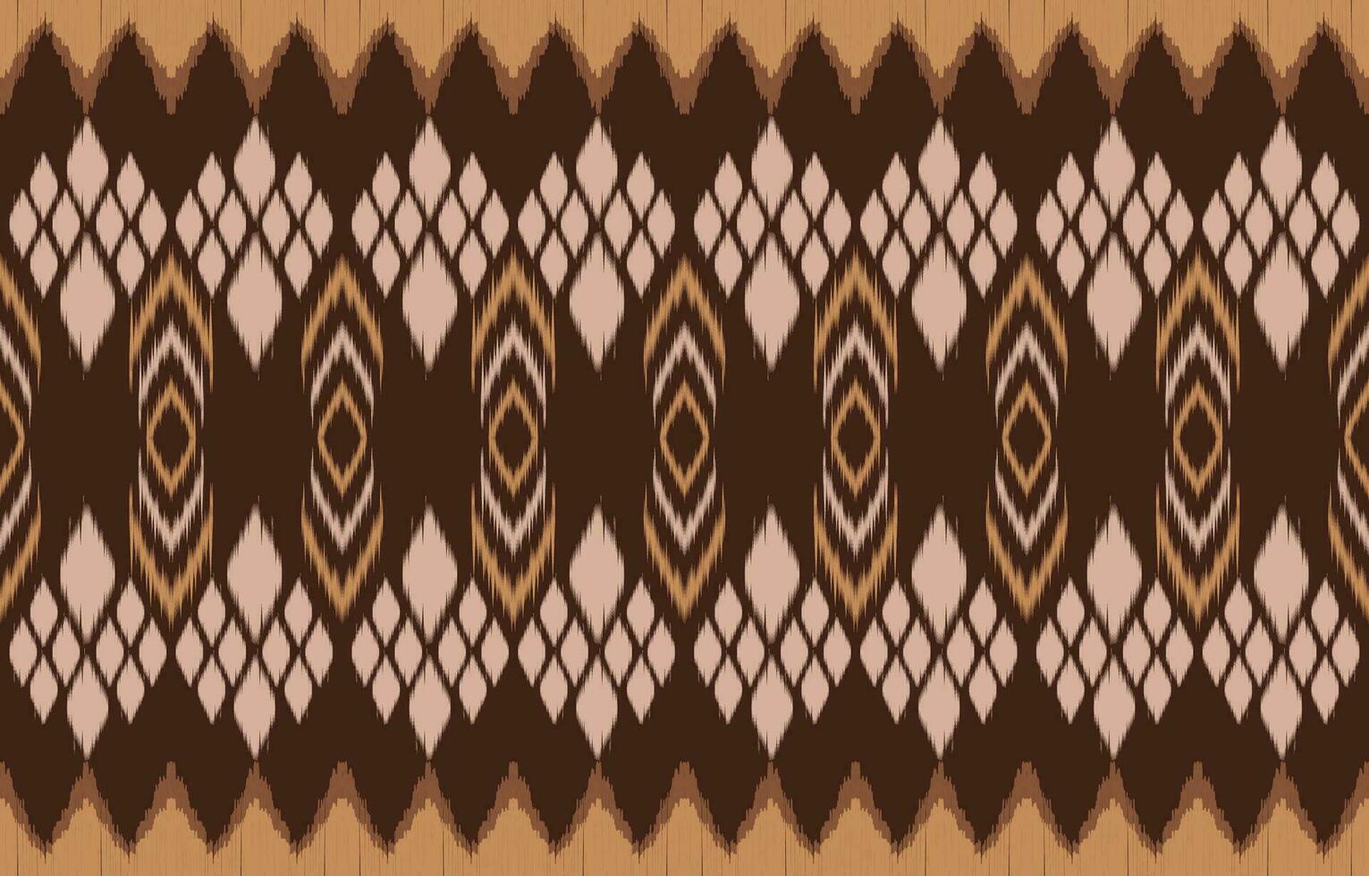 etnisch abstract ikat kunst. aztec ornament afdrukken. meetkundig etnisch patroon naadloos kleur oosters. ontwerp voor achtergrond ,gordijn, tapijt, behang, kleding, inpakken, batik, vector illustratie.