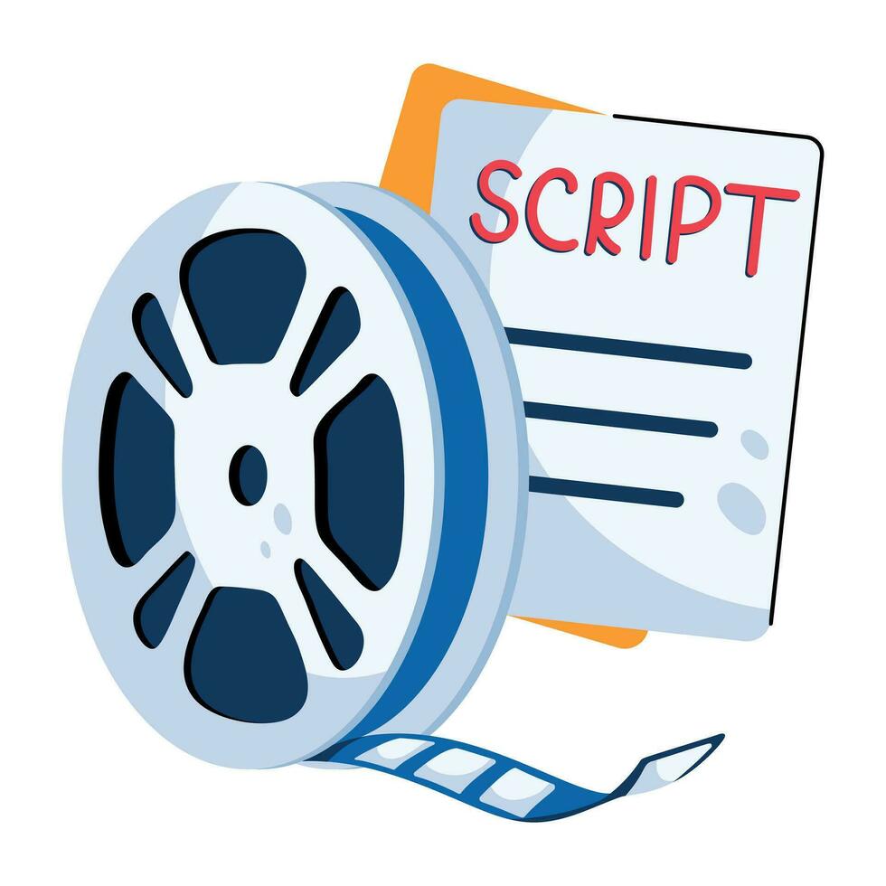 modieus film script vector