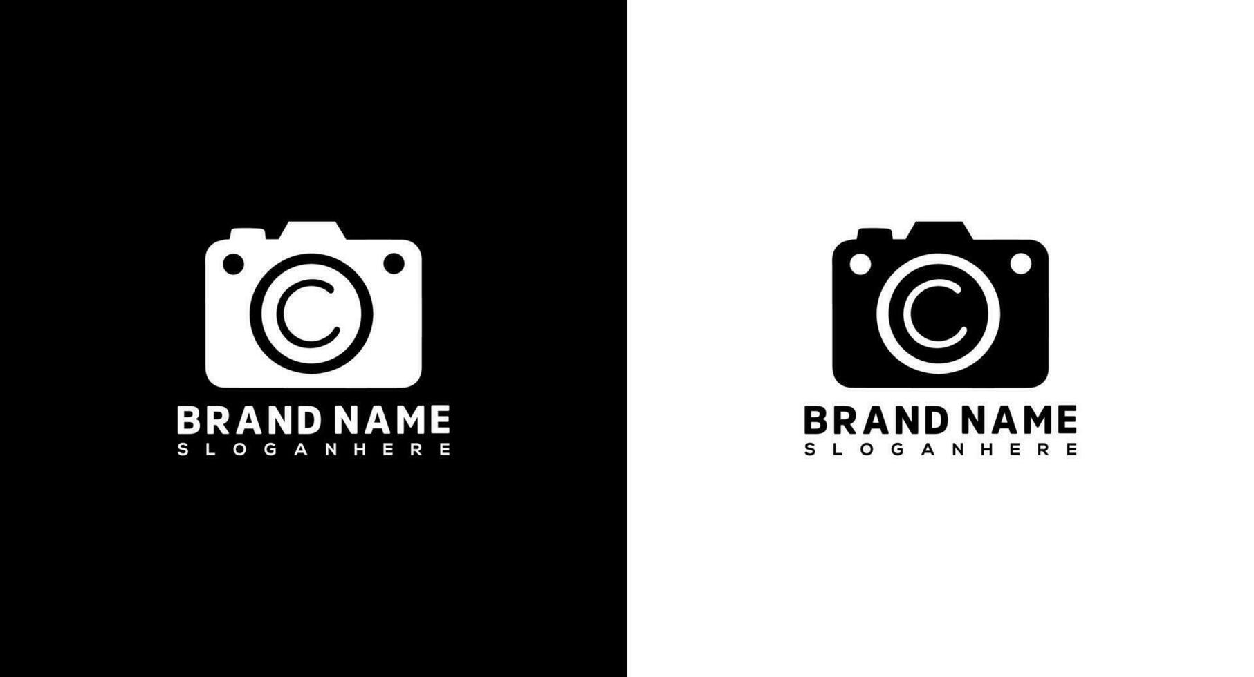 camera logo ontwerp sjabloon. fotograaf logo camera icoon vector. fotografie logo ontwerp, vector
