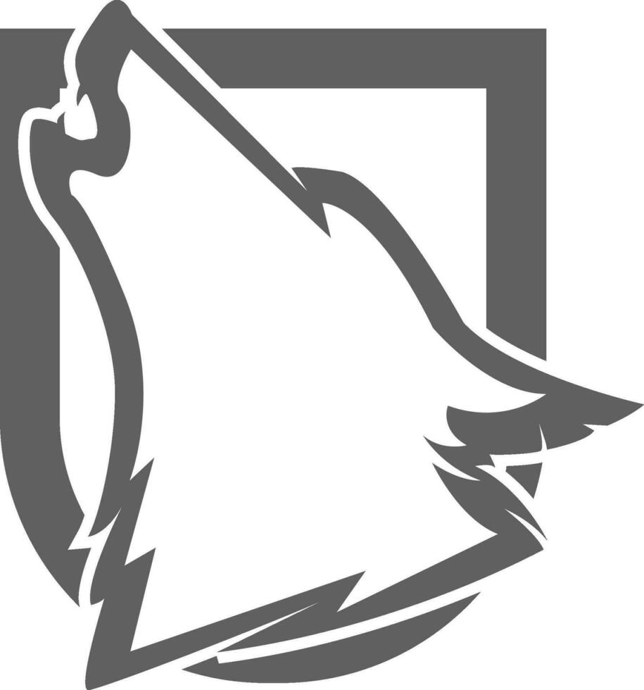 wolf logo kunst en illustratie vector