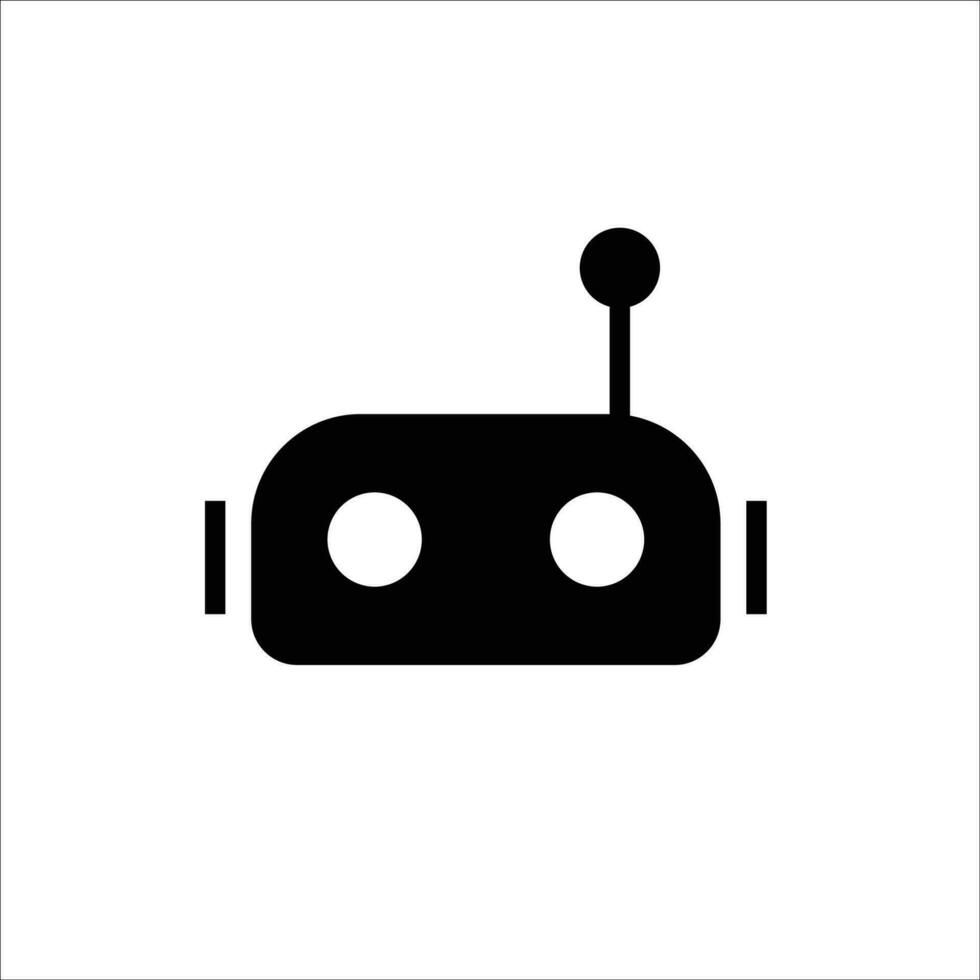 robot pictogram vector