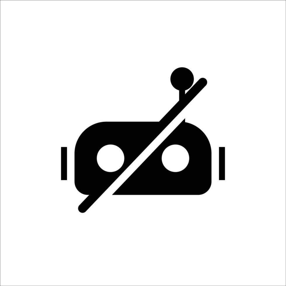 robot pictogram vector