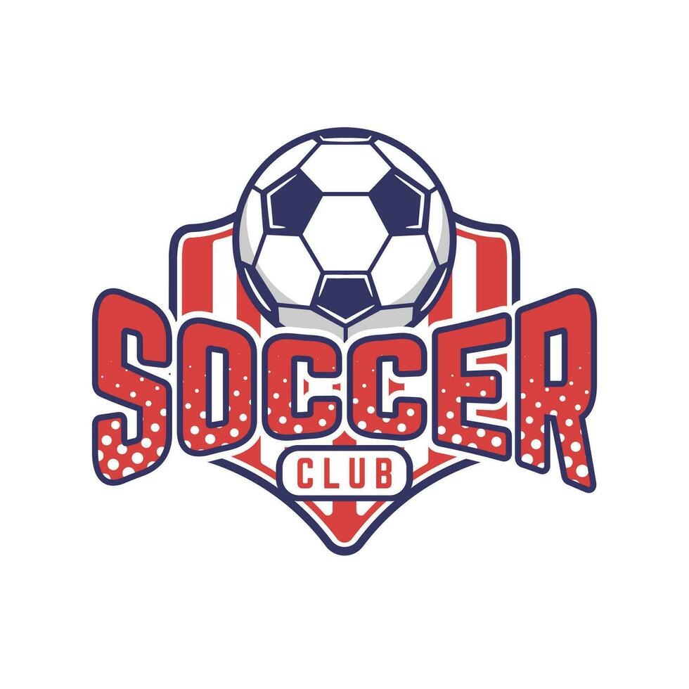 voetbal logo of Amerikaans voetbal club sport teken insigne vector