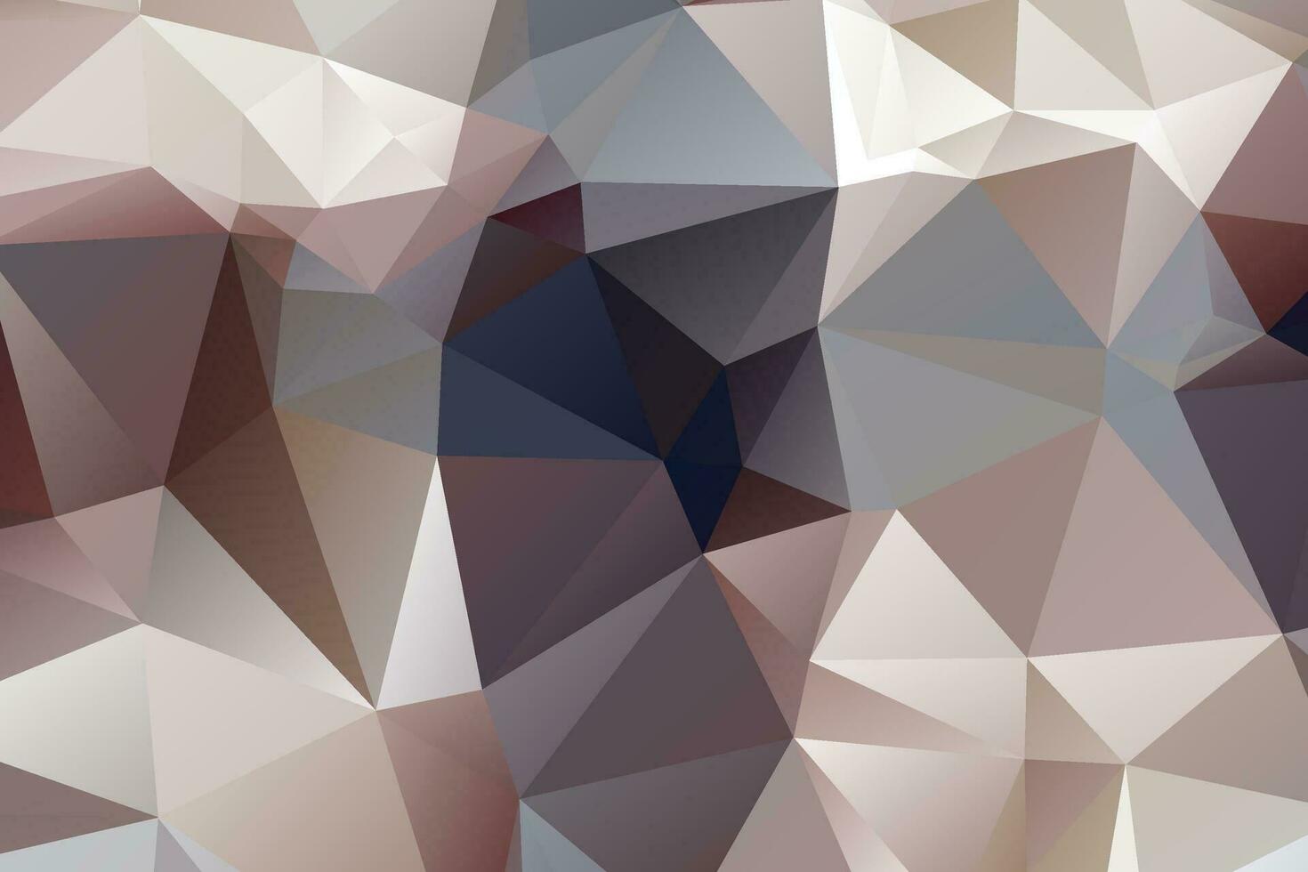 abstract grijs achtergrond, laag poly getextureerde driehoek vormen in willekeurig patroon, modieus lowpoly achtergrond. vector