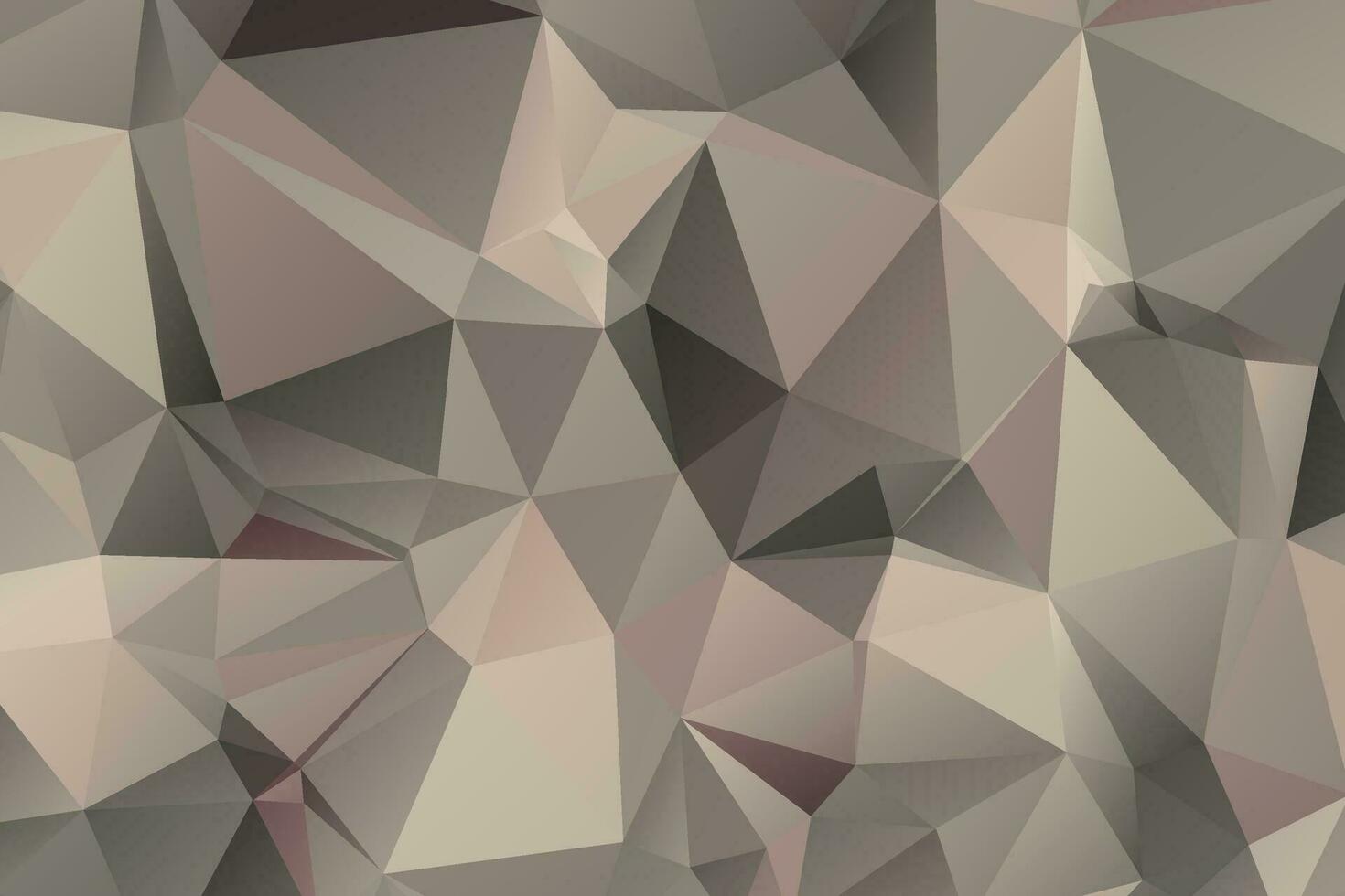 abstract grijs achtergrond, laag poly getextureerde driehoek vormen in willekeurig patroon, modieus lowpoly achtergrond. vector