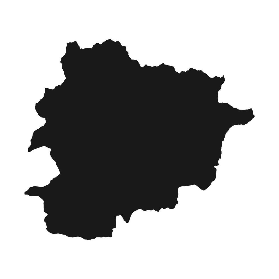 Andorra kaart icoon vector
