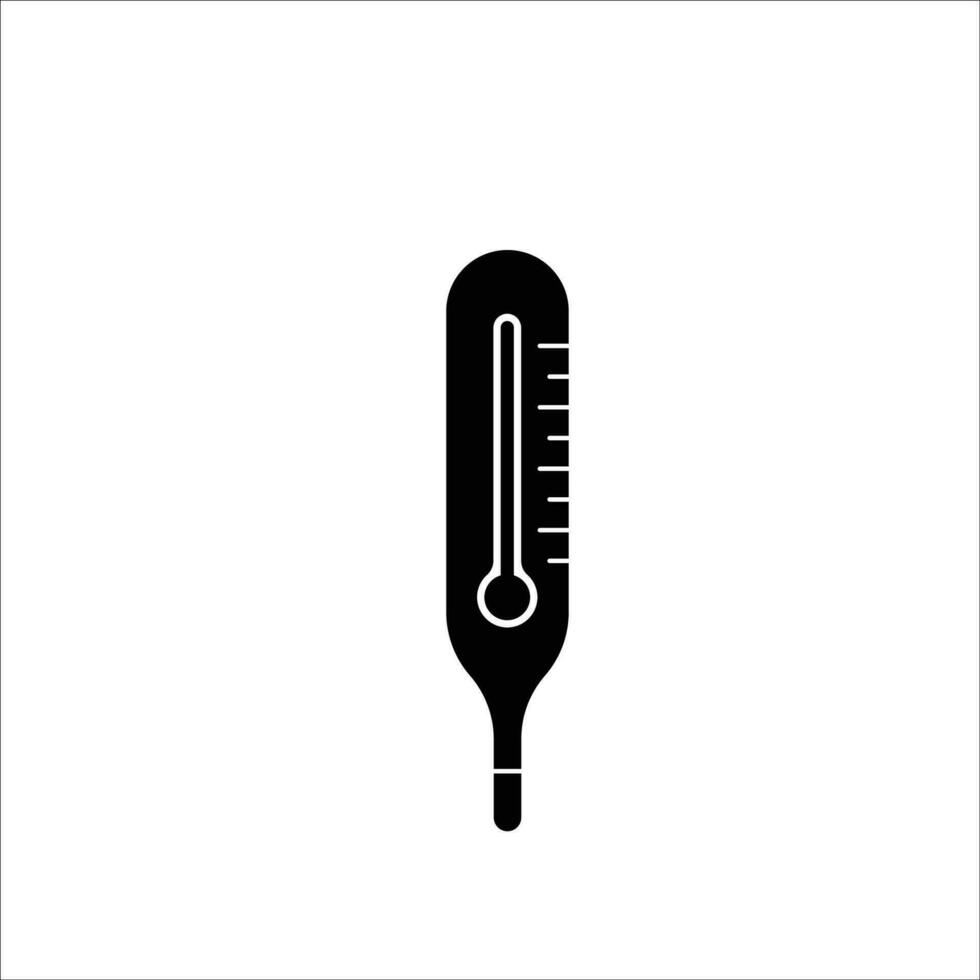 thermometer pictogram vector