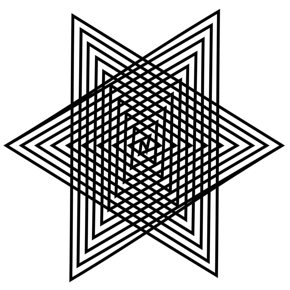 zwart-wit hypnotische achtergrond. vector