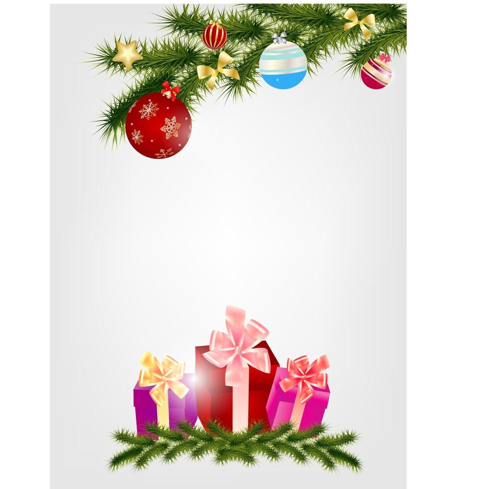 abstracte schoonheid Kerstmis en Nieuwjaar achtergrond. vector illustratie