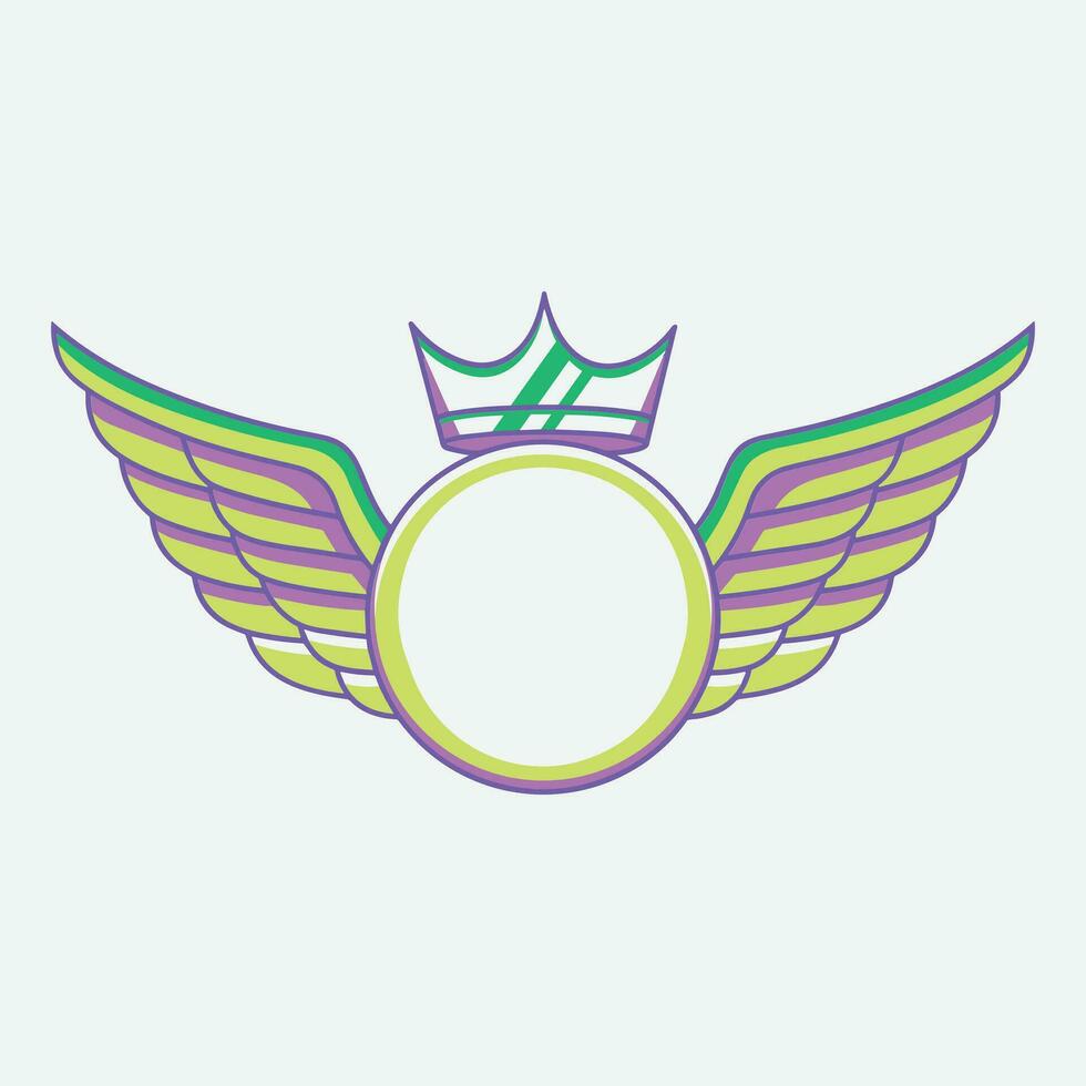 Vleugels icoon. Vleugels vector ontwerp illustratie. Vleugels icoon gemakkelijk teken