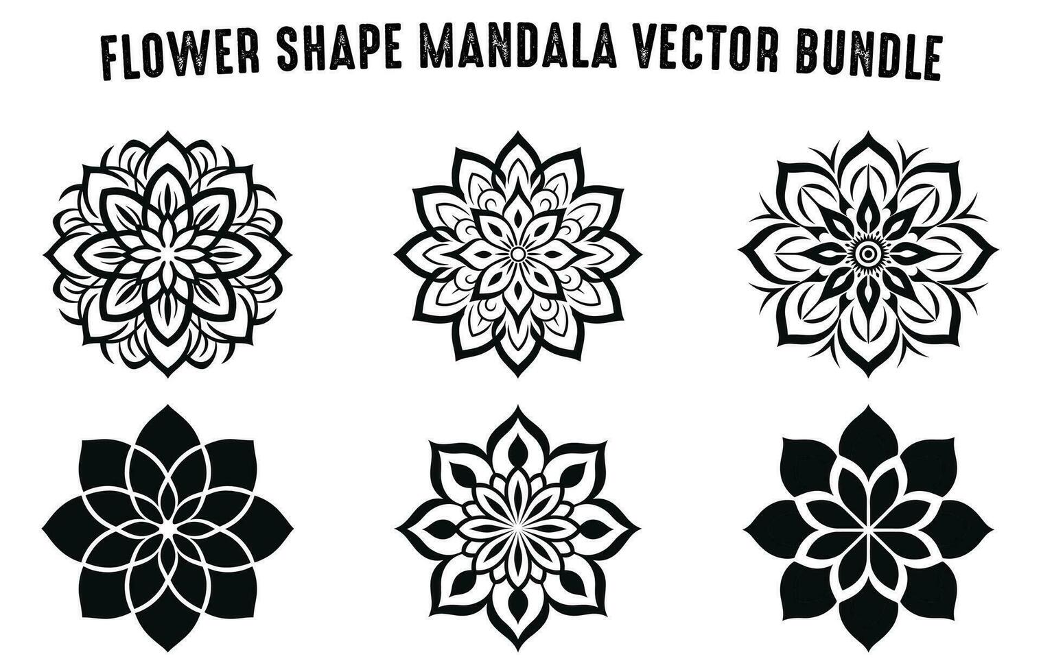 zwart en wit abstract circulaire patroon mandala, mandala lijn tekening ontwerp, sier- mandala met bloemen patronen, sier- luxe mandala patroon, reeks van vector boho mandala illustratie