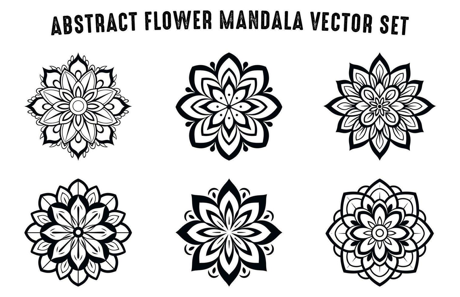 zwart en wit abstract circulaire patroon mandala vector vrij, mandala lijn tekening ontwerp, sier- mandala met bloemen patronen, sier- luxe mandala patroon