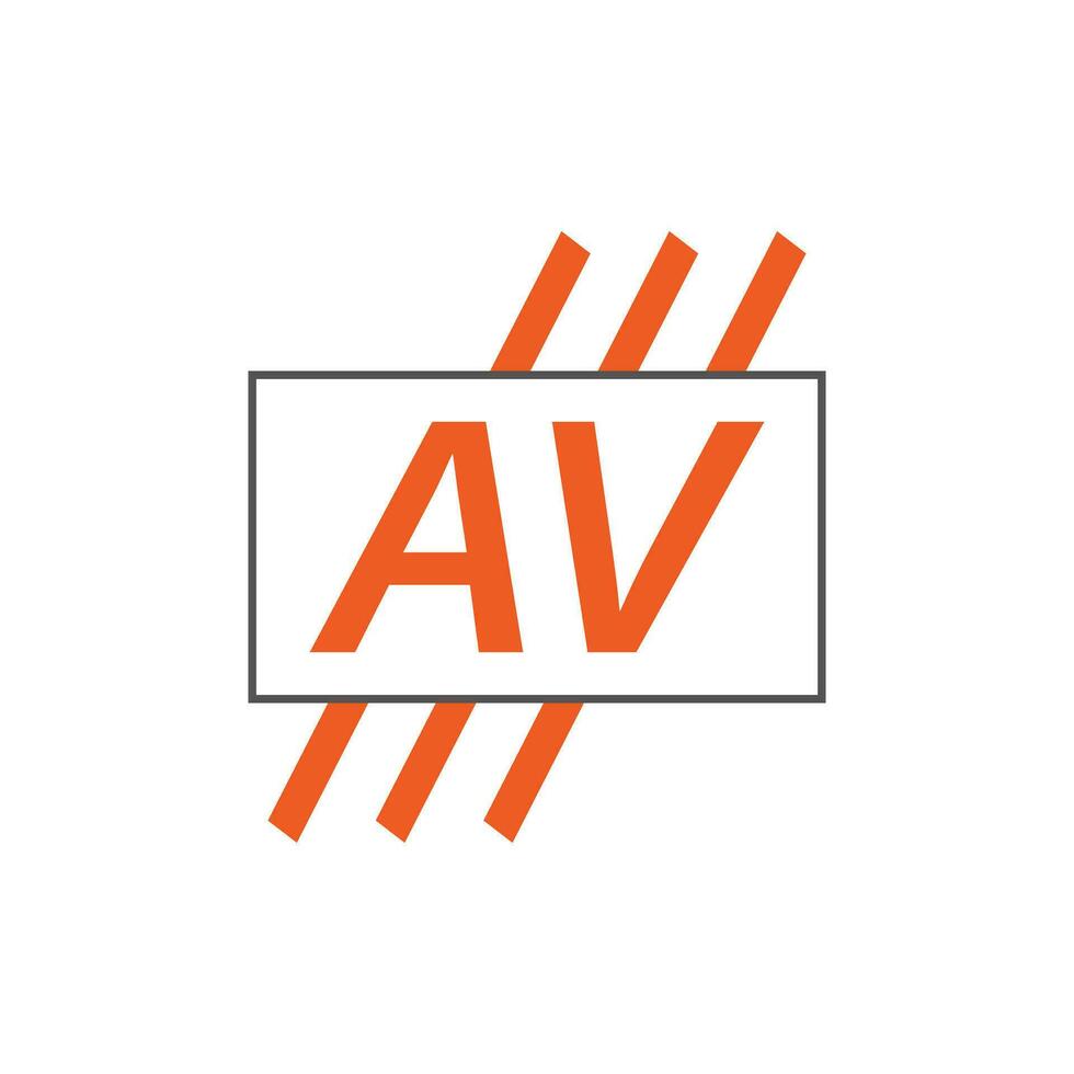 brief av logo. een v. av logo ontwerp vector illustratie voor creatief bedrijf, bedrijf, industrie. pro vector