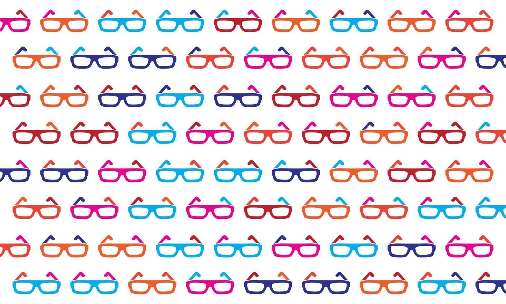 kleurrijke zonnebril naadloze patroon achtergrond vector
