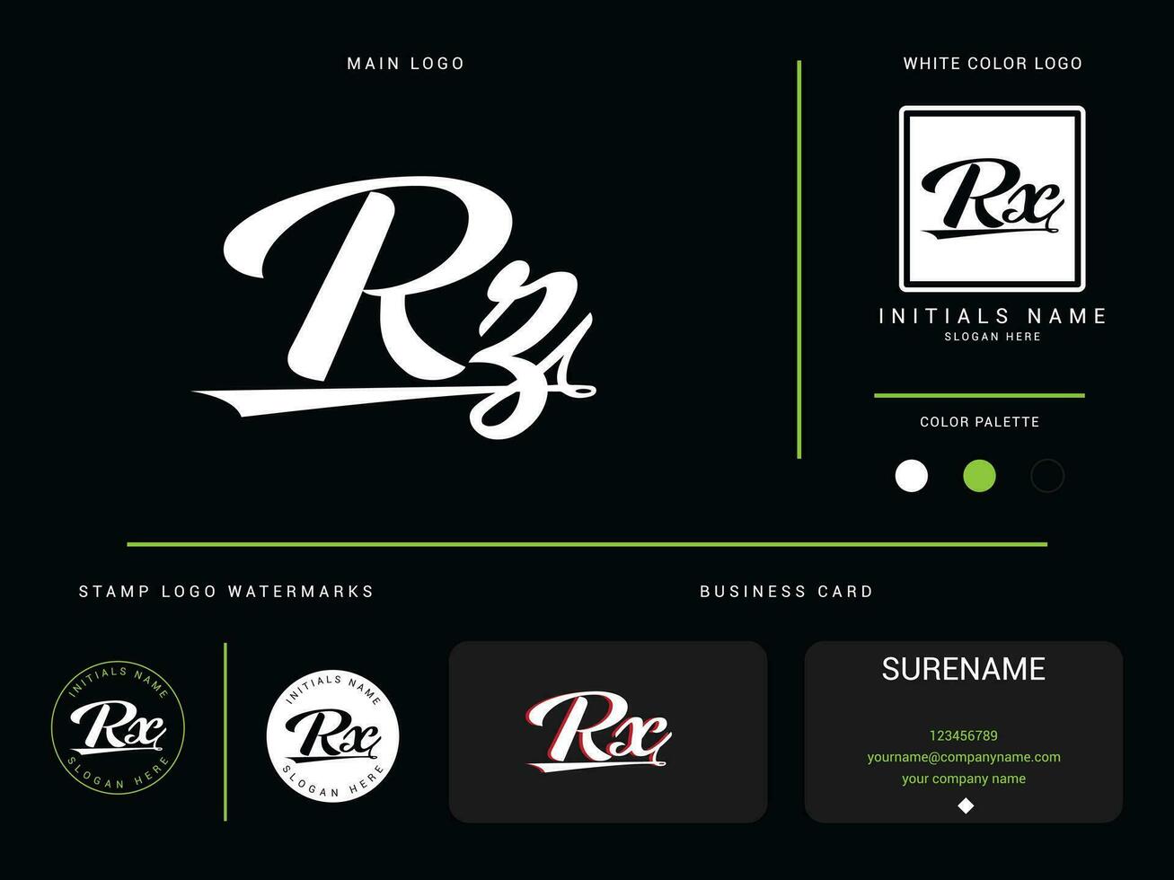 luxe mode rz logo icoon vector, minimalistische rz kleding logo branding ontwerp vector