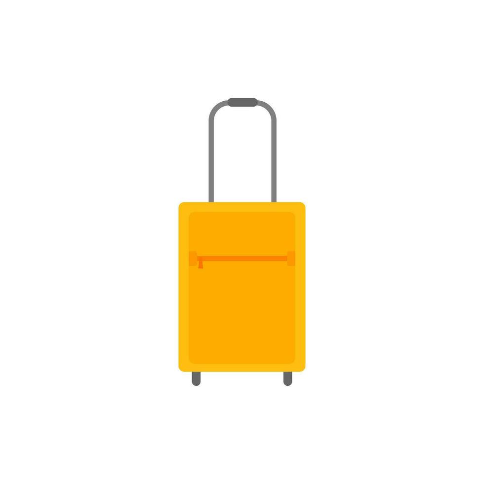 bagage voor reizen koffer voor vakantie en reis vector illustratie Aan wit achtergrond