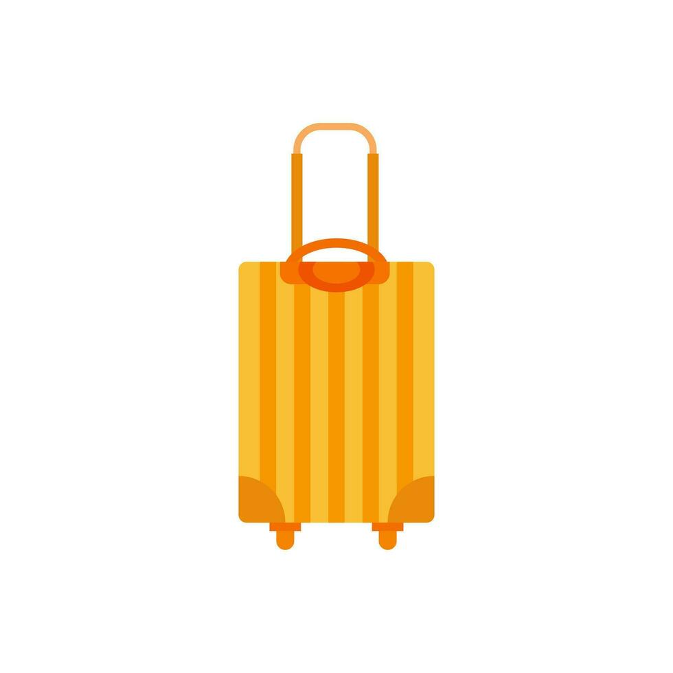 bagage voor reizen koffer voor vakantie en reis vector illustratie Aan wit achtergrond