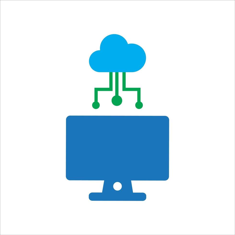 cloud computing illustratie vector