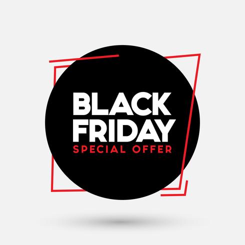 Black Friday verkoop vectorillustratie vector