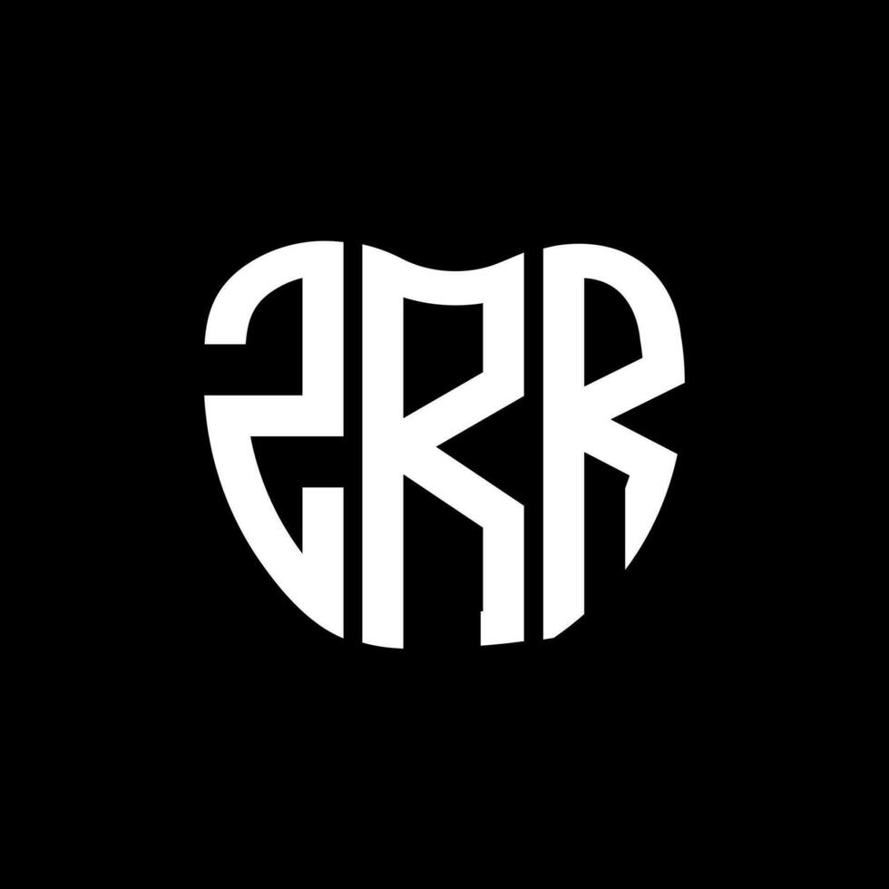 zrr brief logo creatief ontwerp. zrr uniek ontwerp. vector