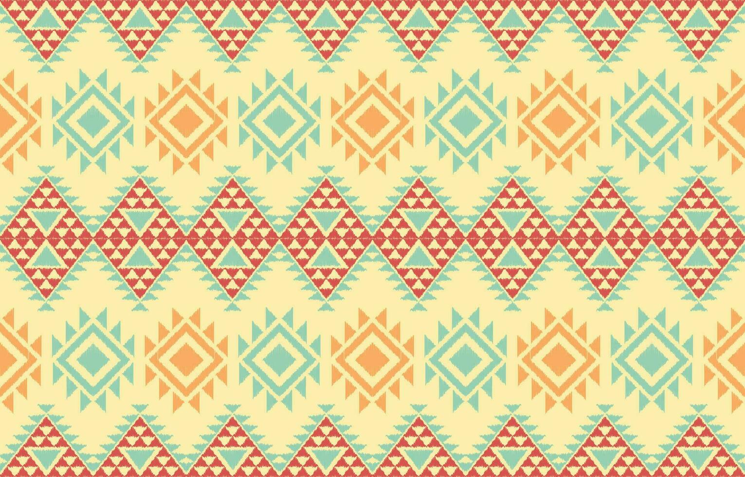 etnisch abstract ikat kunst. aztec ornament afdrukken. meetkundig etnisch patroon naadloos kleur oosters. ontwerp voor achtergrond ,gordijn, tapijt, behang, kleding, inpakken, batik, vector illustratie.