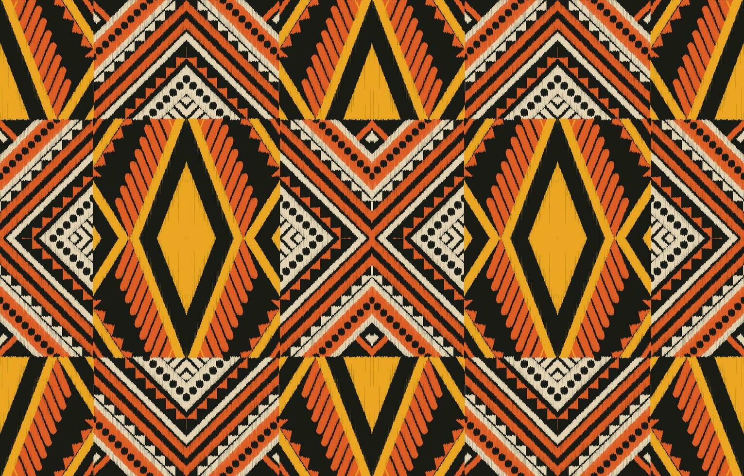 etnisch abstract ikat kunst. aztec ornament afdrukken. meetkundig etnisch patroon naadloos kleur oosters. ontwerp voor achtergrond ,gordijn, tapijt, behang, kleding, inpakken, batik, vector illustratie.