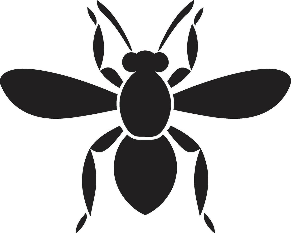 tijdloos zwart mier logo een vector kunst meesterwerk strak en elegant zwart vector mier embleem