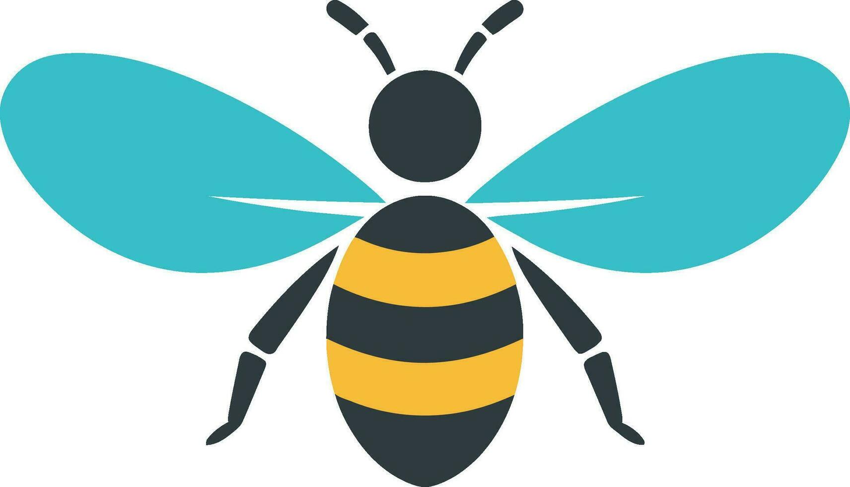 bijenkorf jas van armen Koninklijk honing bij profiel vector